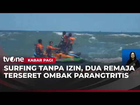 Dua Remaja Nekat Belajar Berselancar di Pantai Parangtritis, Satu Tewas