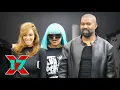 Kanye West Bianca Censori and North West Coordinate in Black for H Lorenzo Shopping Trip