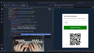 ASMR Programming - QR Code Generator with JaveScript