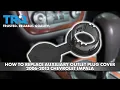 How to Replace Auxiliary Outlet plug cover 2006-2013 Chevrolet Impala