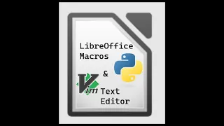 LibreOffice Python Macros VIM - Windows OS