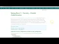 Spring Boot 3 Spring Security 6 - Disable Authentication