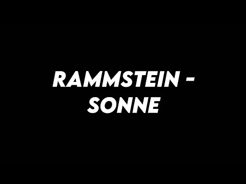 Download MP3 Rammstein - Sonne (Lyrics)