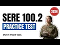 Pass The 2026 SERE 100 2 Post Test All 33 Questions And Verified Answers Explained