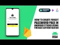 How to create Forgot Password Page in Android Studio using Firebase