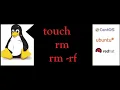 Touch rm rm - rf mkdir rmdir commands in Linux hindi Dailystudy