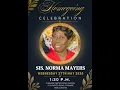 Homegoing Celebration Norma Mayers