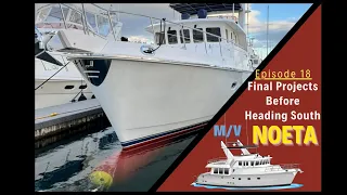 Final Boat Projects Before Heading South – Fueling up, Securing the Dinghy, and Almost Fixing a Door