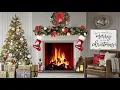 3 HOURS AMBIENT CRACKLING WOOD SOUNDS IN THE FIREPLACE | FESTIVE SEASON 4K UHD ASMR