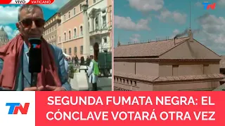 SEGUNDA FUMATA NEGRA I Los cardenales no lograron un acuerdo y todavía no hay un papa electo