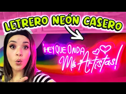 Download MP3 SAL DE POBRE con este NEGOCIO!... Haz LETREROS NEÓN Caseros SIN ACRÍLICO😱😱  | ⭐ Así o más fácil