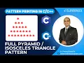 Pattern Printing in Session 20 Full Pyramid Pattern Isosceles Triangle Pattern Printing
