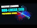 Non Linear SVM Polynomial Kernel step by step numerical example