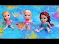 Download Lagu Splash pad ! Elsa \u0026 Anna toddlers - surprise - water fun - games