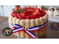 Download Lagu Strawberry Charlotte Cake Recipe  | ASMR Cooking sounds