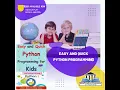 Easy and quick python programming for kids Book Python kids book