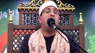   سورة القارعة   استمع وشاهد كيف قرأها الشيخ محمود الشحات أنور حفل            دندنها