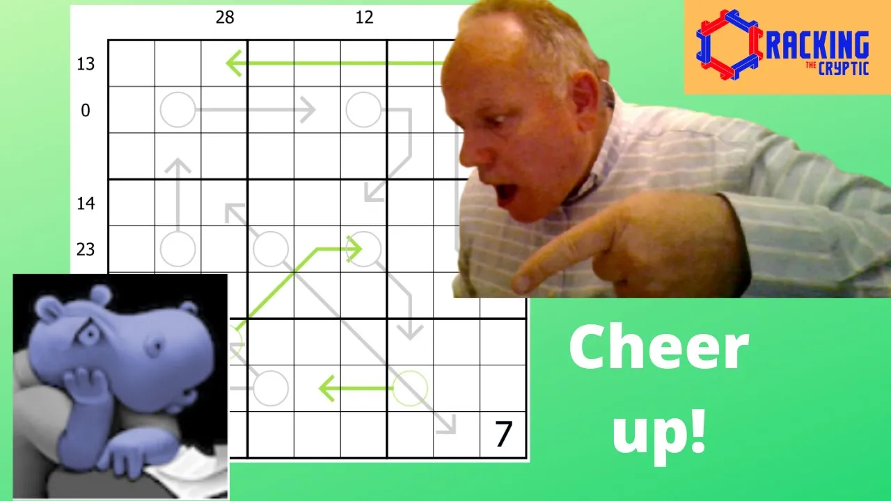 Cheer up, Mr Hippo! This is a great puzzle!