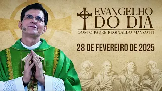 EVANGELHO DO DIA 28/02/2025 | Mc 10, 1 - 12 | @PadreManzottiOficial