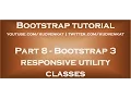 Bootstrap 3 responsive utility classes