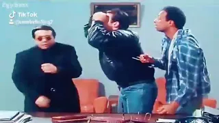 المشهد النادر جدا الذي جمع ياسر جلال مع احمد ادم مشهد كوميدي جدا 