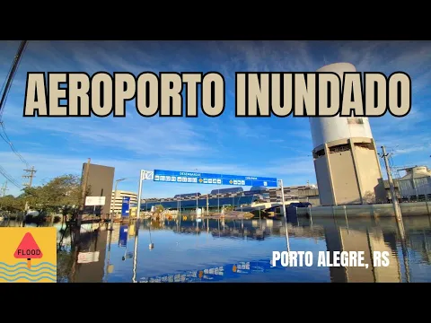 Download MP3 Aeroporto Salgado Filho continua inundado, água baixa devagar - Porto Alegre, 31/05/2024