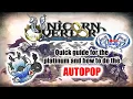 Lagu UNICORN OVERLORD QUICK PLATINUM GUIDE AND HOW TO DO THE AUTOPOP