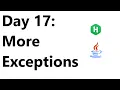 Hackerrank Day 17 More Exceptions Solution - Java 8 30 Days Of Code Hackerrank
