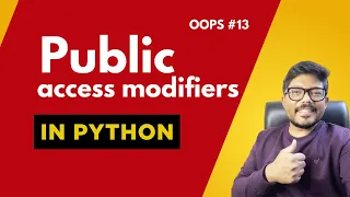 Public access modifiers in python