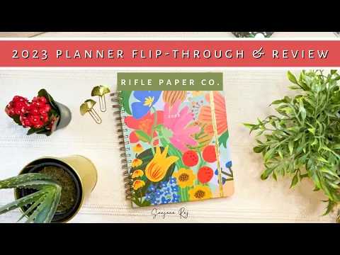 Download MP3 Rifle Paper Co Planner Flip-Through & Review | Minimal Planner | Sanjana Raj