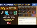 SQL Excel Portfolio Project Data Analyst Portfolio Project Excel Project For Beginners Part 1