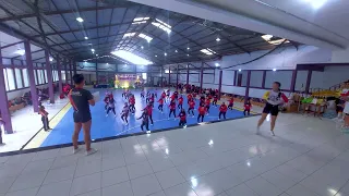 senam aerobic lomba pemula basic