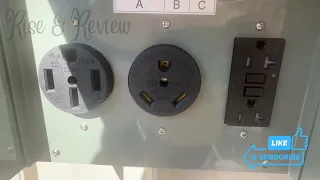 VEVOR Temporary Power Box - Ideal for Outdoor Construction PLUG PLAY