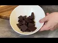 NO SUGAR DESSERT WITH BANANA & CHOCOLATE! EASY, QUICK & DELICIOUS