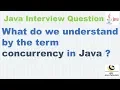 What do we understand by the term concurrency in Java Java Concurrency Interview Question