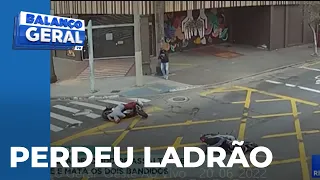 PM espera descuido de assaltantes, reage e mata os dois bandidos