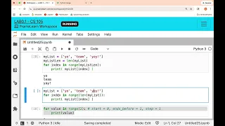 Printing elements in a list using Python s range function CS105 at UIUC