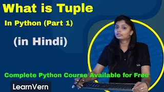 What is Tuple in Python How to Create a Tuple in Python - Part 1 in Hindi LearnVern