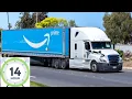 14 Hour Work Shift Delivering Freight For Amazon CDL Driver
