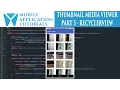 Android development tutorial creating media thumbnail viewer - Part 5 RecyclerView