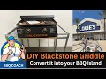 Blackstone Built-In DIY How to install a Griddle in your Outdoor Kitchen