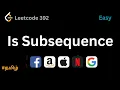Is Subsequence in Tamil Leetcode 392