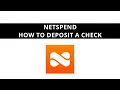 Netspend - how to deposit a check