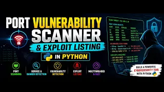 Python based Port Vulnerability Scanner and Exploit Listing Tool