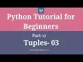 Python Tutorial For Beginners - Part