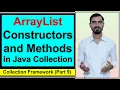 ArrayList Constructors Methods ArrayList properties practical explanation in Java by Deepak