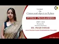 CLASSES AND OBJECTS IN PYTHON PYTHON PROGRAMMING LECTURE 03 BY MS SWATI TOMAR AKGEC