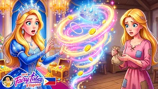 Mula Prinsesa Tungong Mahirap.. | Rich Princess to Poor Girl  in Filipino | WOA Filipino Fairy Tales