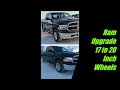 Upgrading the Ram From 17 to 20 Inch Wheels