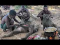 Download Lagu Discover Hadzabe tribe Hunting Baboon and Cooking Lunch😋 very delicious Meal.